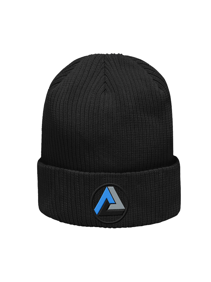 Blue Logo Embroidered Beenie (Atlantis) product image (1)