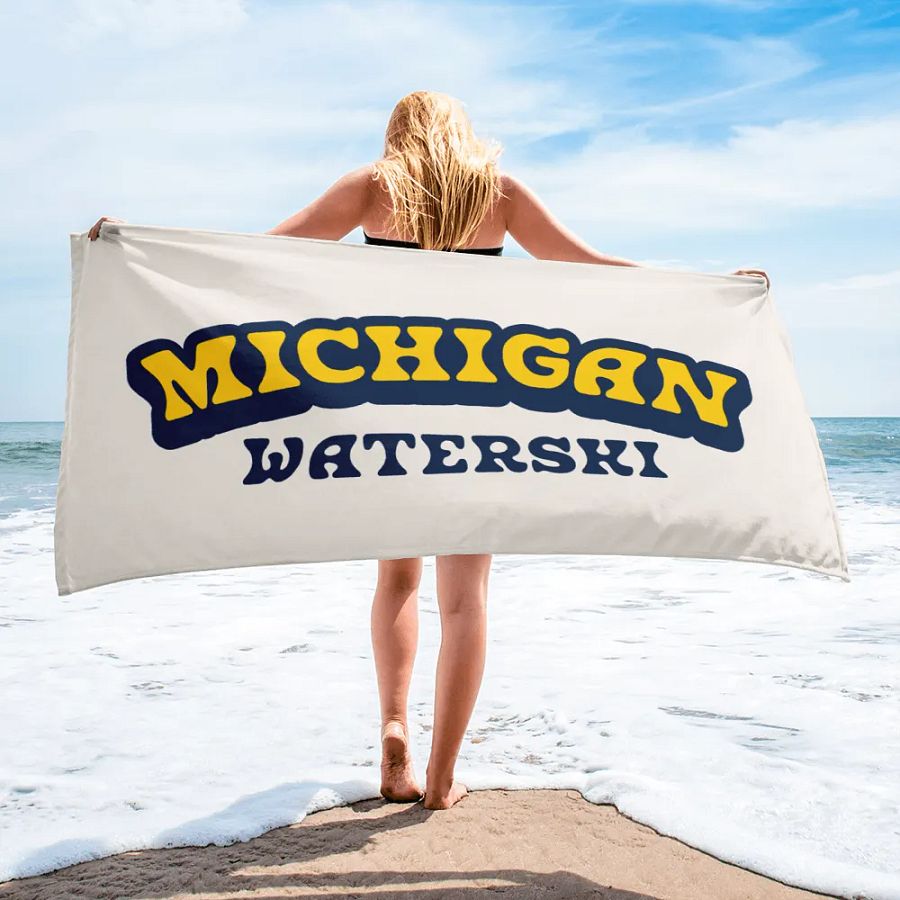 Michigan Waterski Logo Towel product image (2)
