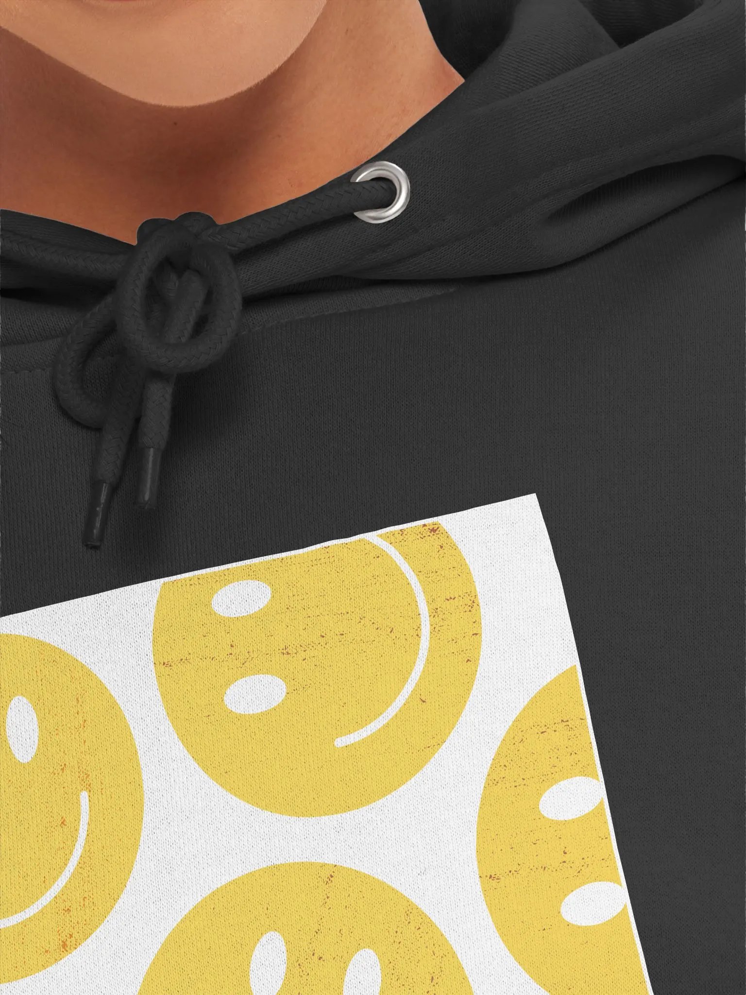 Distressed Smiley Faces Premium Hoodie product image (41)