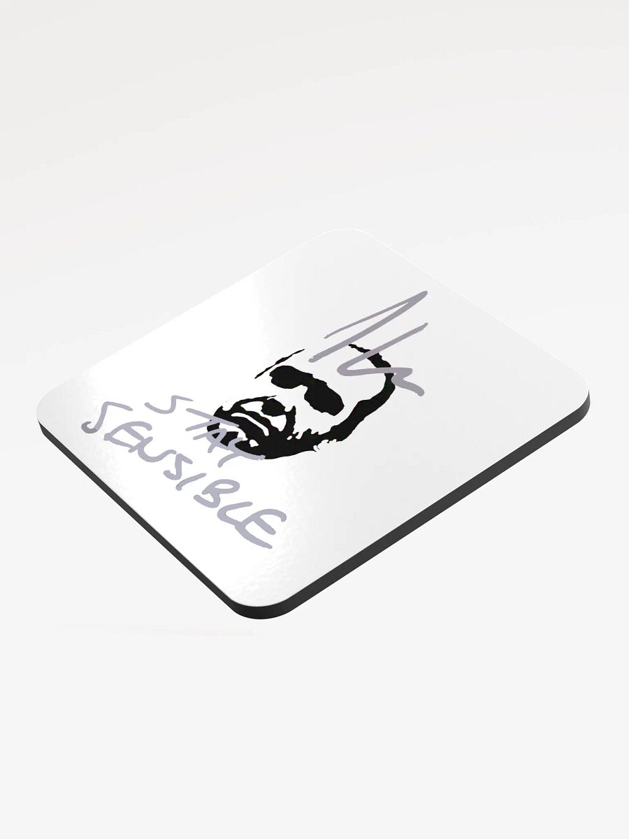 Jon Hare Stay Sensible Glossed Cork Coaster product image (3)