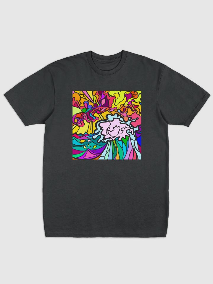 Vibrant Swirls Men's Tee – Wave at Sunset product image (1)