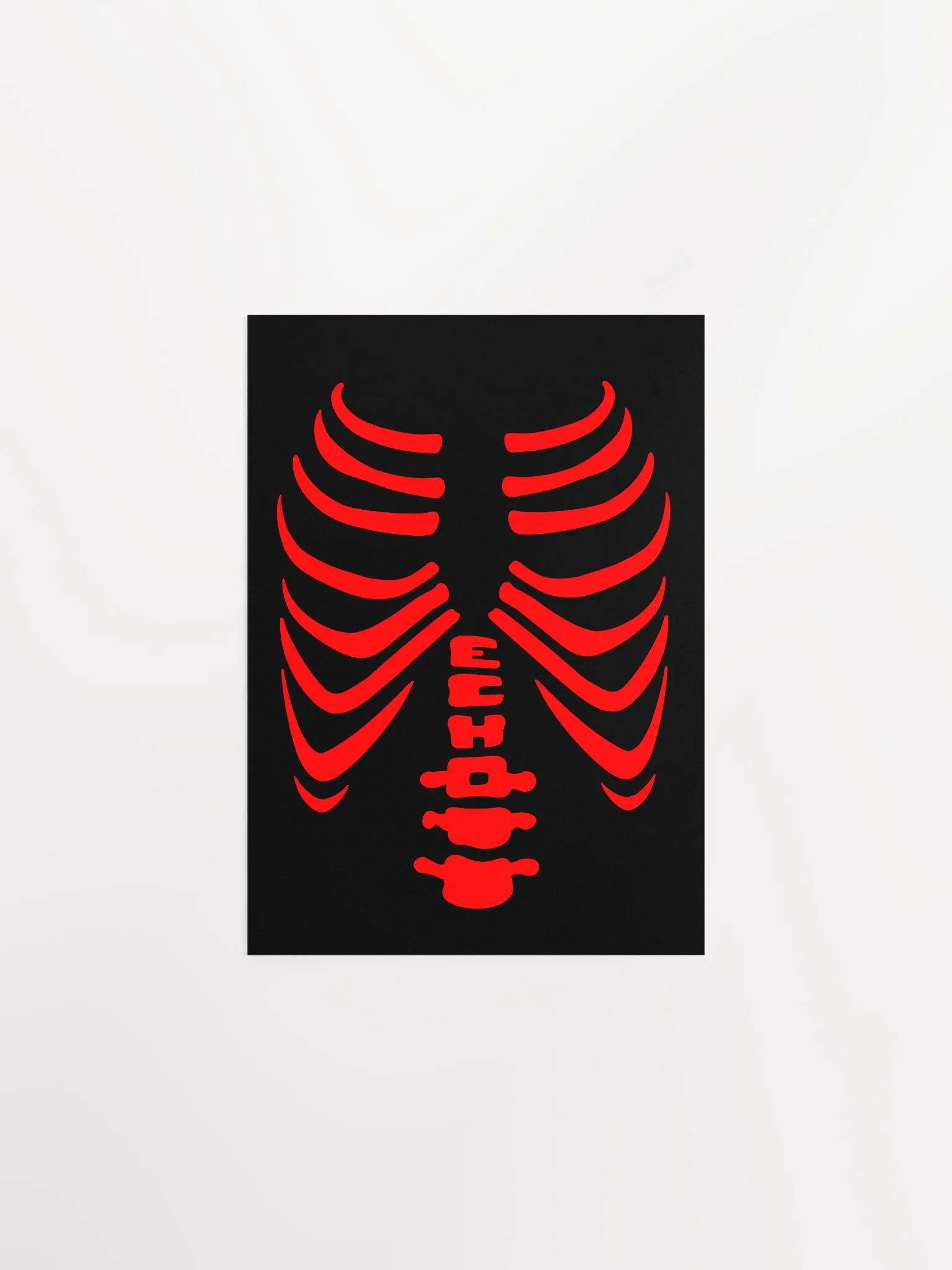 Echo Shirt Matte Poster Print product image (1)