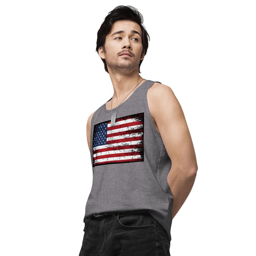 Men's Premium Tank Top USA Flag product image (4)