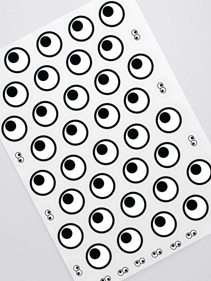 Googly Eye Sticker Sheet product image (2)