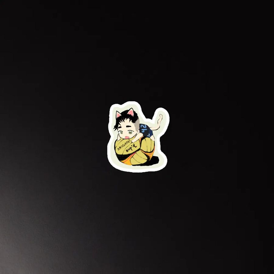 Arigato Neko Volleyball Magnet product image (5)