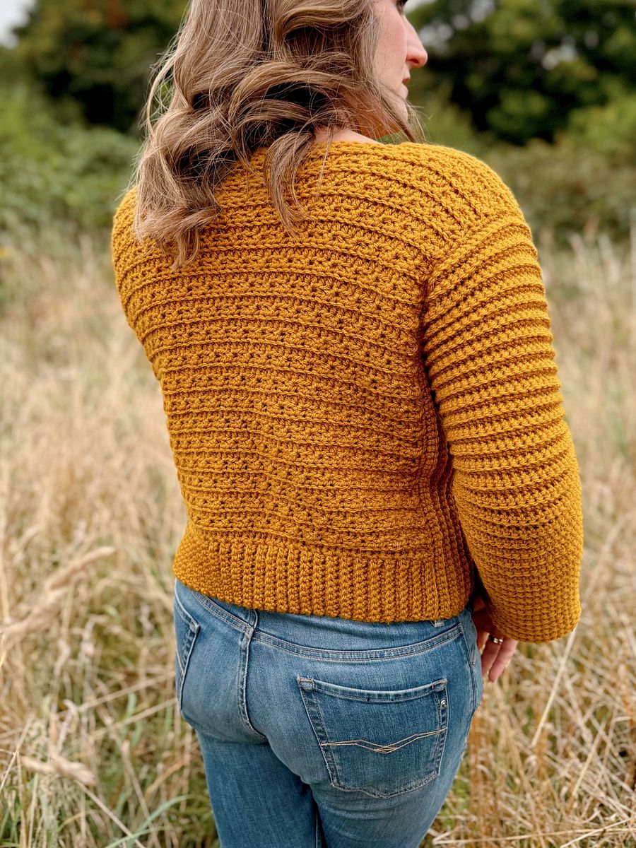 Mystical Sweater / Easy V-Neck Adult Sweater Crochet Pattern product image (10)