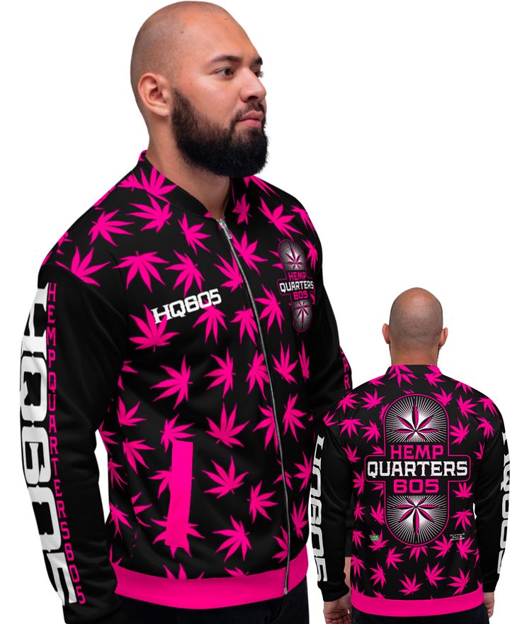 HempQuartes Pink Zip Up Jacket product image (1)