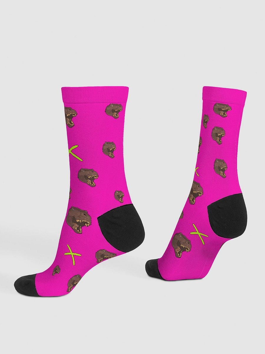 T-rex Ah- Necessities Crew Socks product image (2)