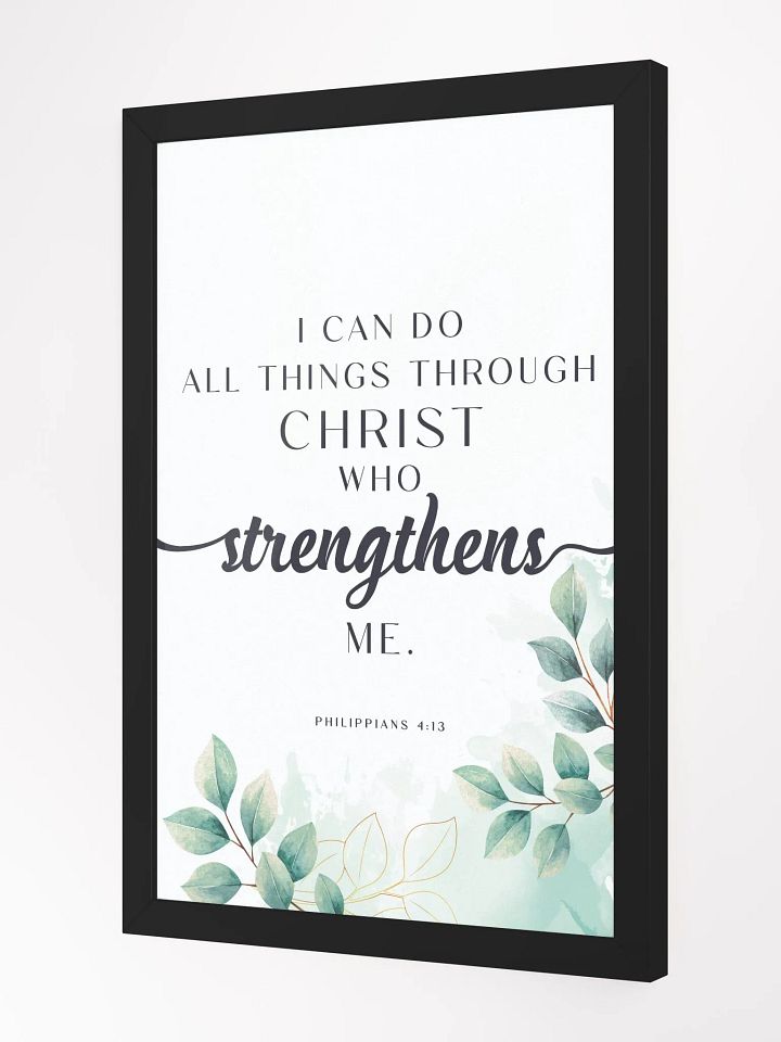 I Can Do All Things, Philippians 4:13 - Framed Wall Art product image (2)