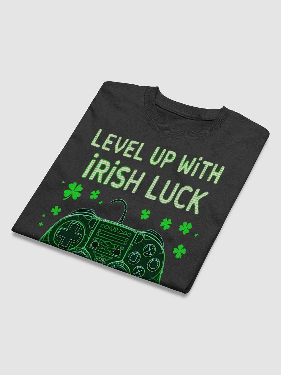 Level Up with Irish Luck | St. Patrick’s Day Gaming T-Shirt for Gamers product image (15)