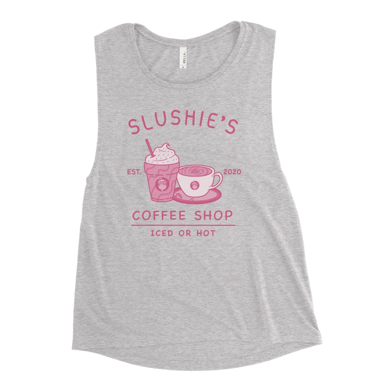 Slushie's Coffee Shop (Pink) | Women's Muscle Tank