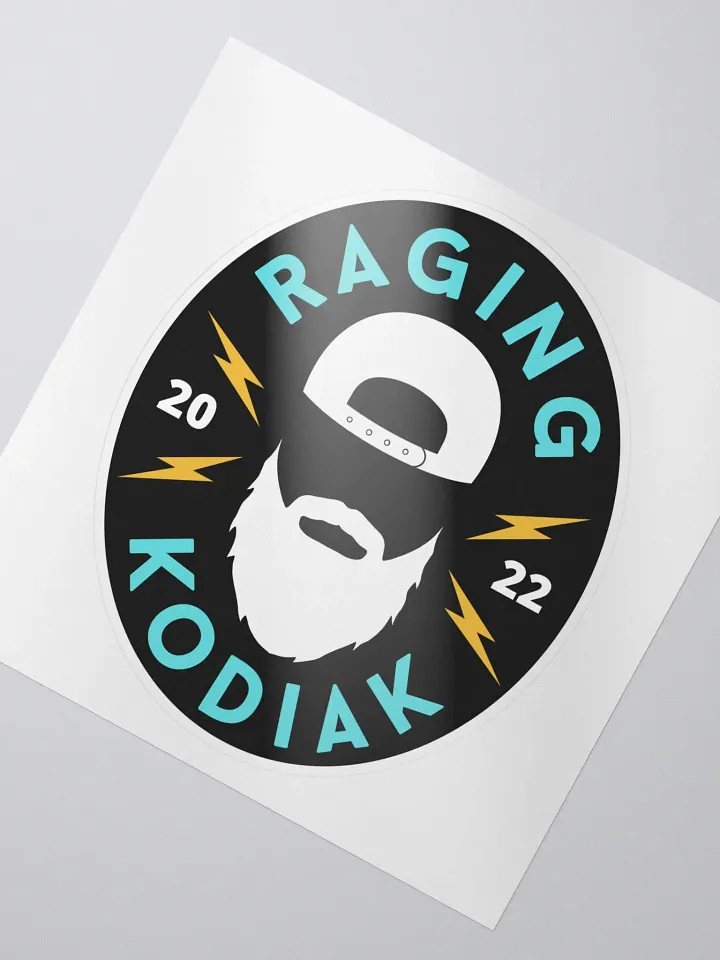 Bearded Sticker Black product image (2)