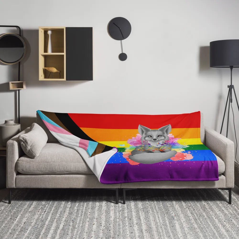 Progress Pride Fox Blanket (2023) product image (11)