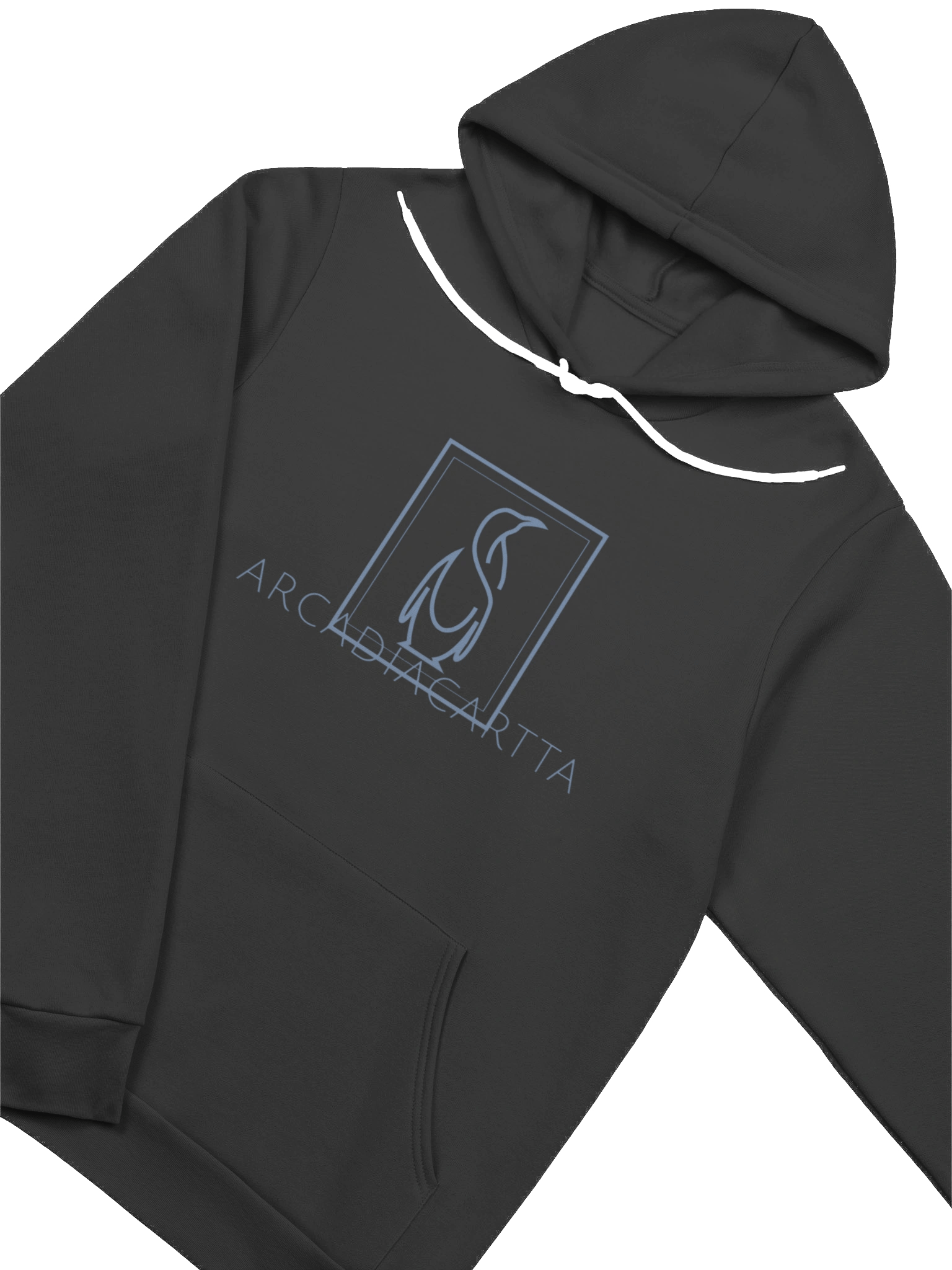 Monochrome Penguin Minimalist Logo Hoodie product image (3)