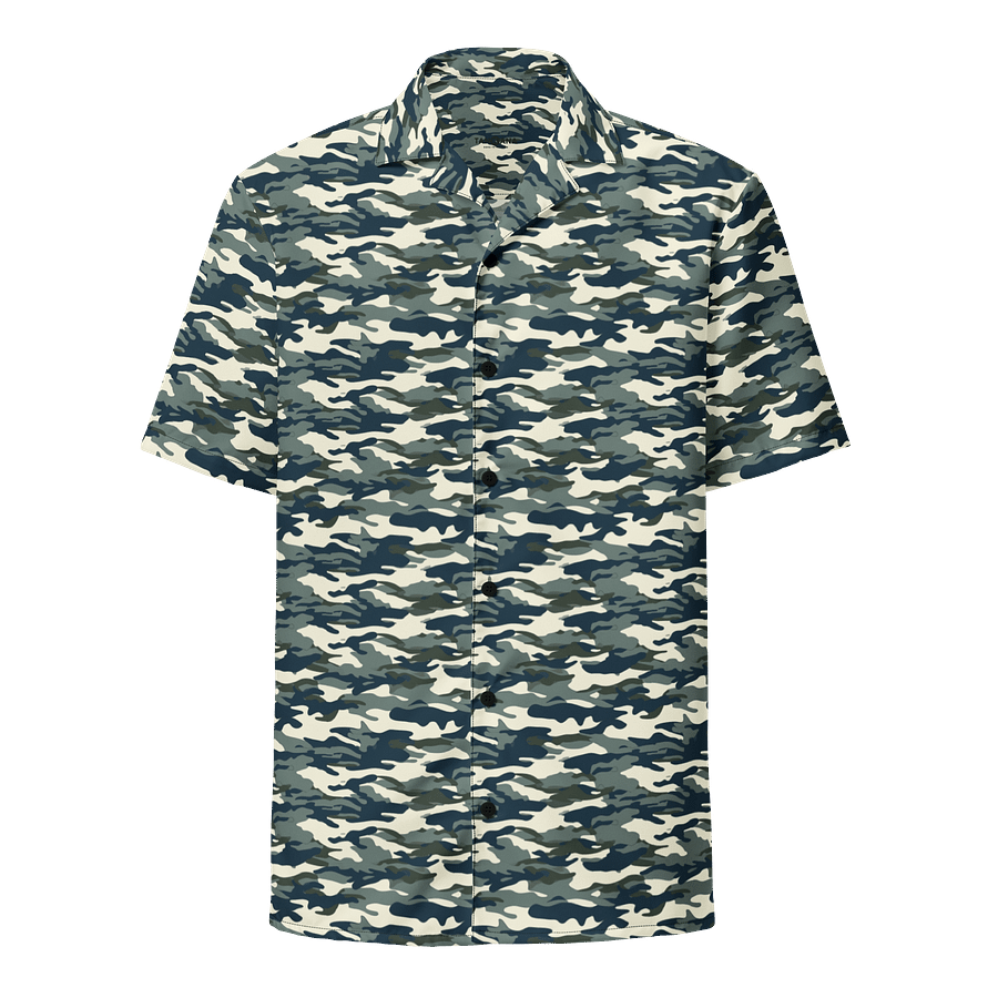 Frosted Camo Men’s Button-Up Shirt product image (1)