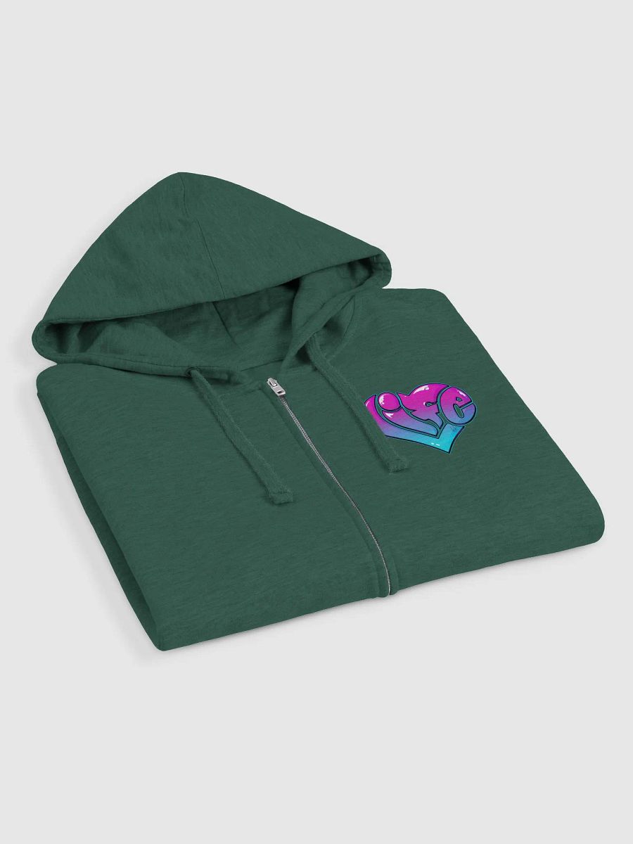 Independent Trading Co. x Love Life Klassik Logo Fleece Zip Up Hoodie product image (17)
