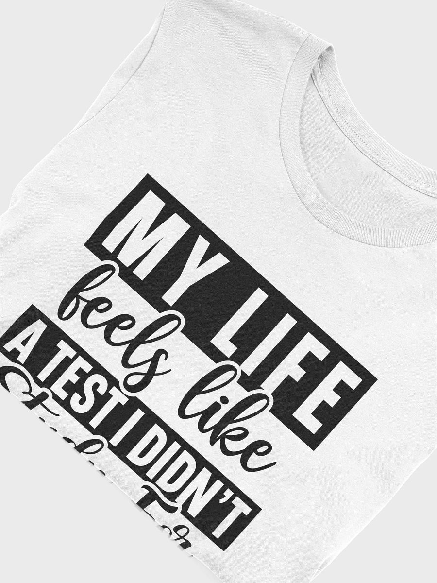 My Life Feels Like A Tester I Didnt Study For Women White T-Shirt product image (6)