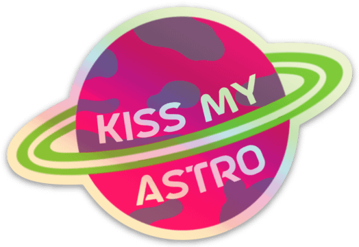 'Kiss My Astro' Sticker product image (1)