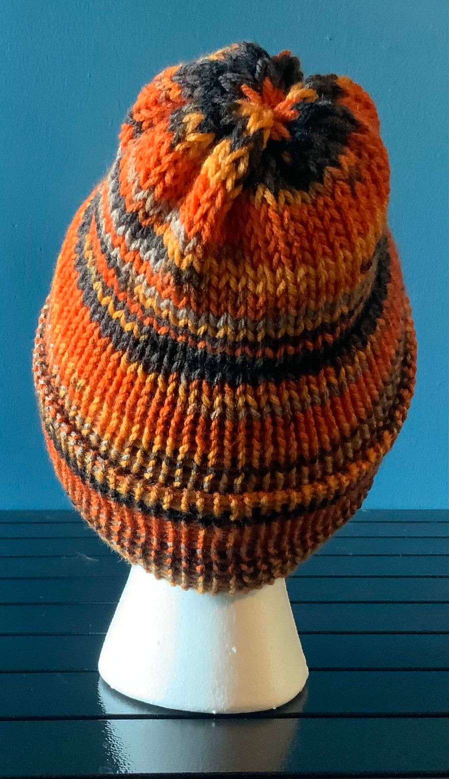 Jack o Lantern beanie hat product image (3)