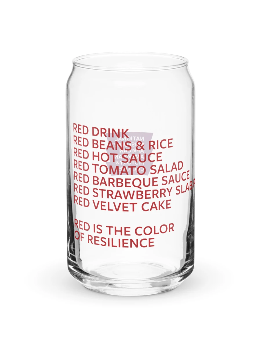 “Red is the Color of Resilience” Glass Image 1