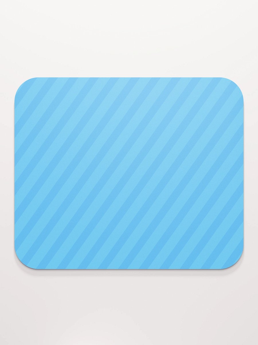 Retro Blue Stripes Mouse Pad product image (2)
