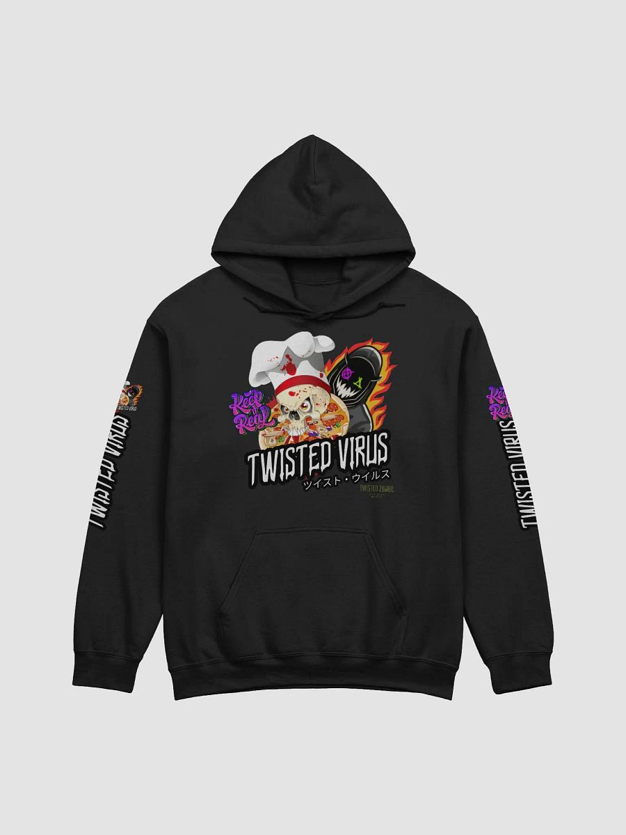 Twisted Virus: KEEP IT REAL Pizza Man Hoodie. product image (6)