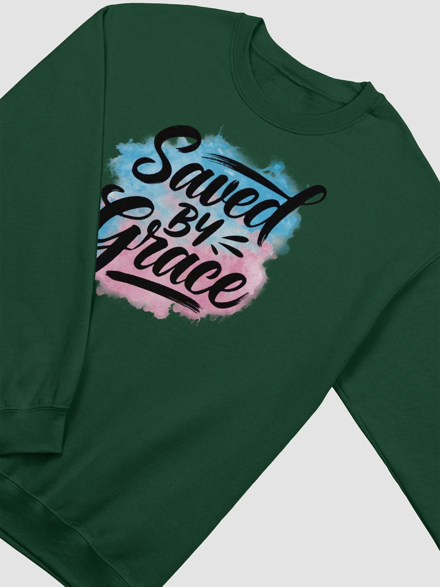 Saved By Grace | Christian Sweatshirt with Inspirational Design product image (21)