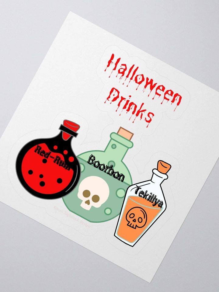 Halloween Drinks Spooky Sticker product image (4)