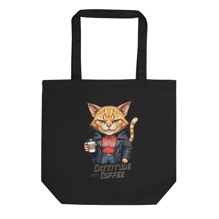 Cattitude & Coffee Eco Tote product image (1)