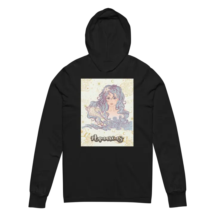 Aquarius Uni-Sex Hooded Tee product image (2)