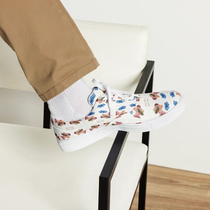 Kid Airplane (Men's Lace-Up Canvas Shoes) product image (1)