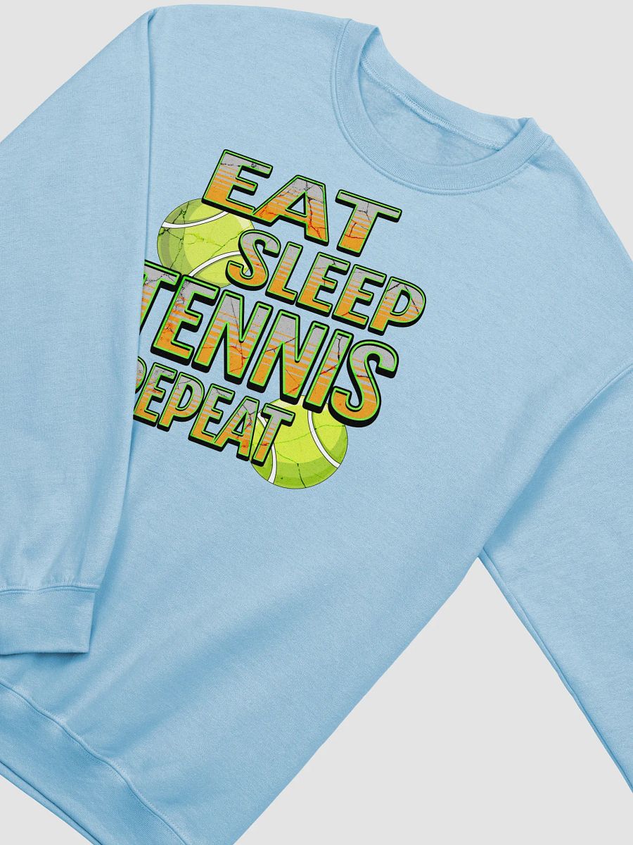 Eat Sleep Tennis Repeat Angle Enthusiast Gradient Sweatshirt product image (18)