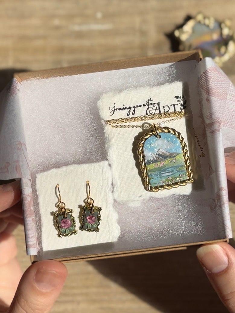 Mystery Box Polymer Clay Jewelry- 2 pairs or 1 pair+necklace product image (8)