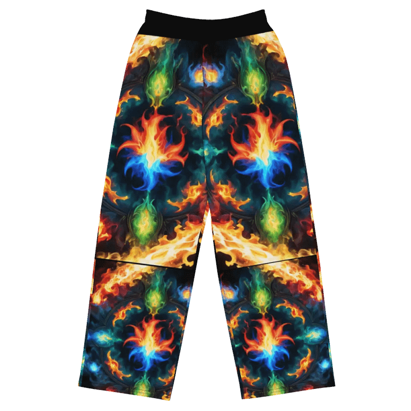 Inferno Blaze Unisex Wide-Leg Pants