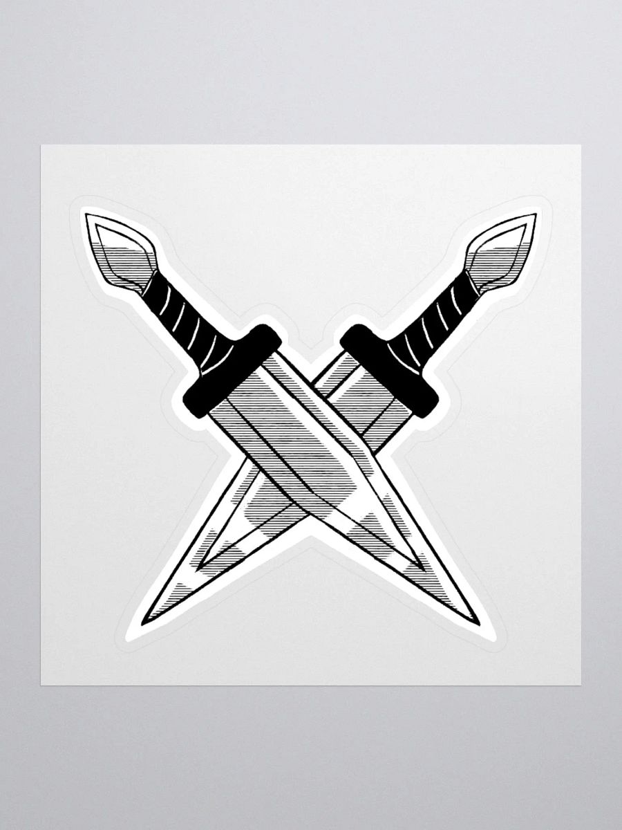 Skai Black & White Symbol Sticker product image (1)