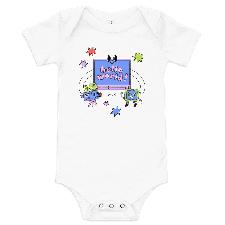 Hello World Baby Onesie product image (1)