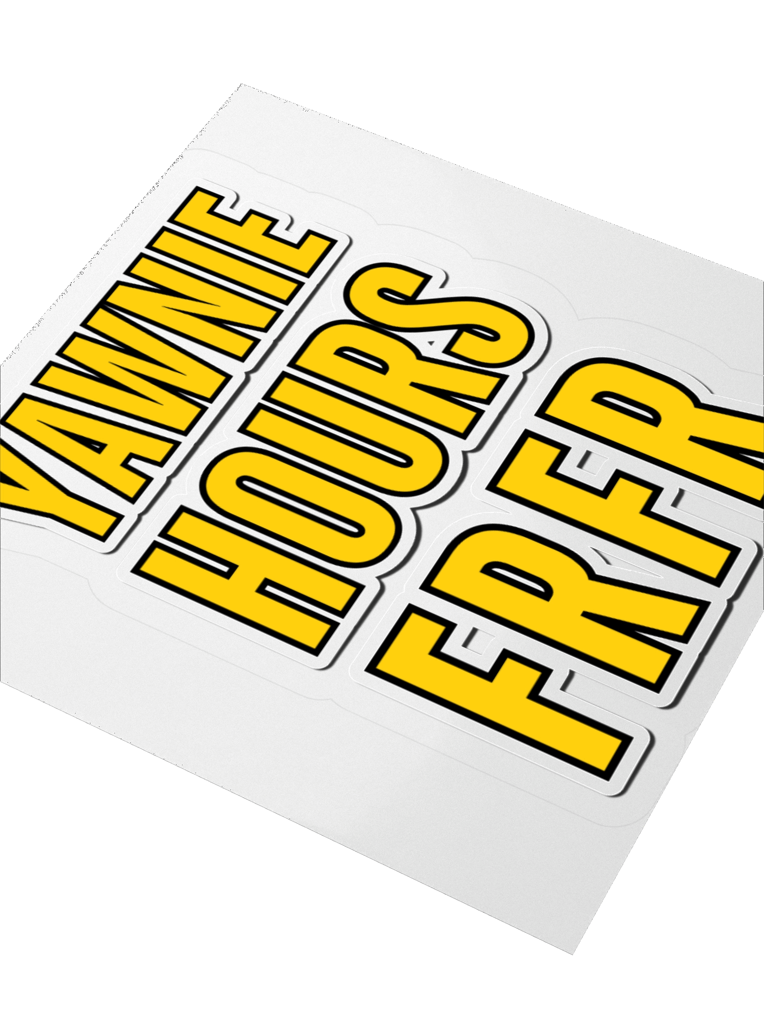 yawniehoursfrfr Sticker product image (8)