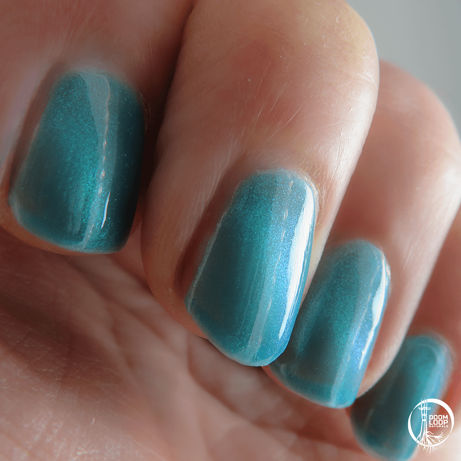 BROKEN BINARY - Neon Blue Jelly Magnetic Shimmer Polish product image (5)