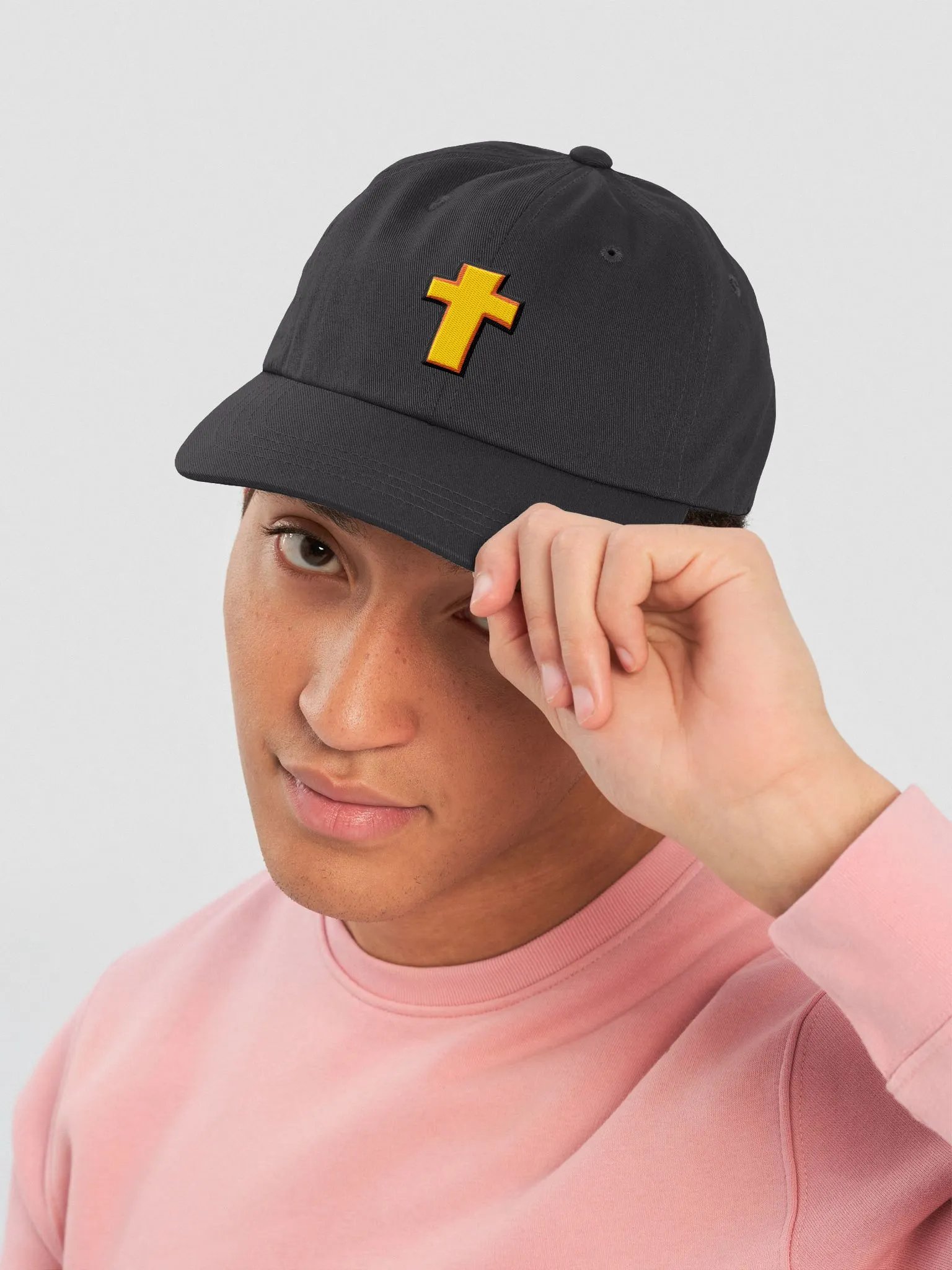 Cross Embroidered Dad Hat product image (42)