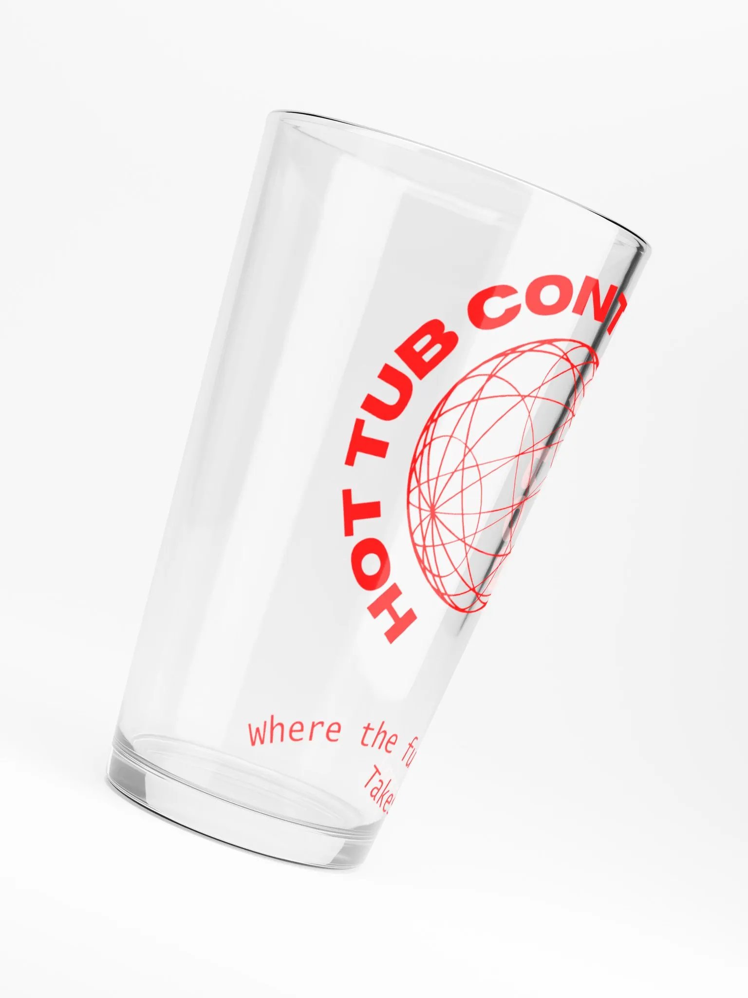 Pint glass logo product image (6)