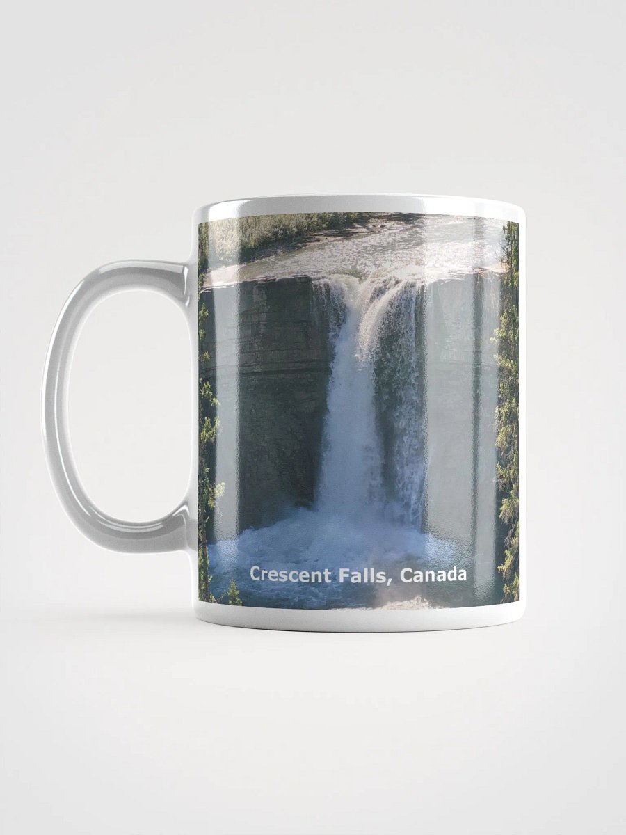 White Glossy Mug - Crescent Falls product image (6)