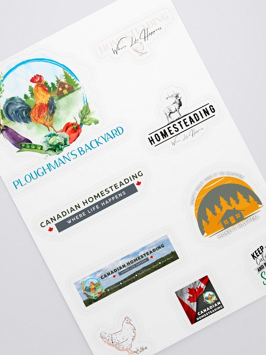 Ploughmans Homesteading Sticker Sheet product image (2)