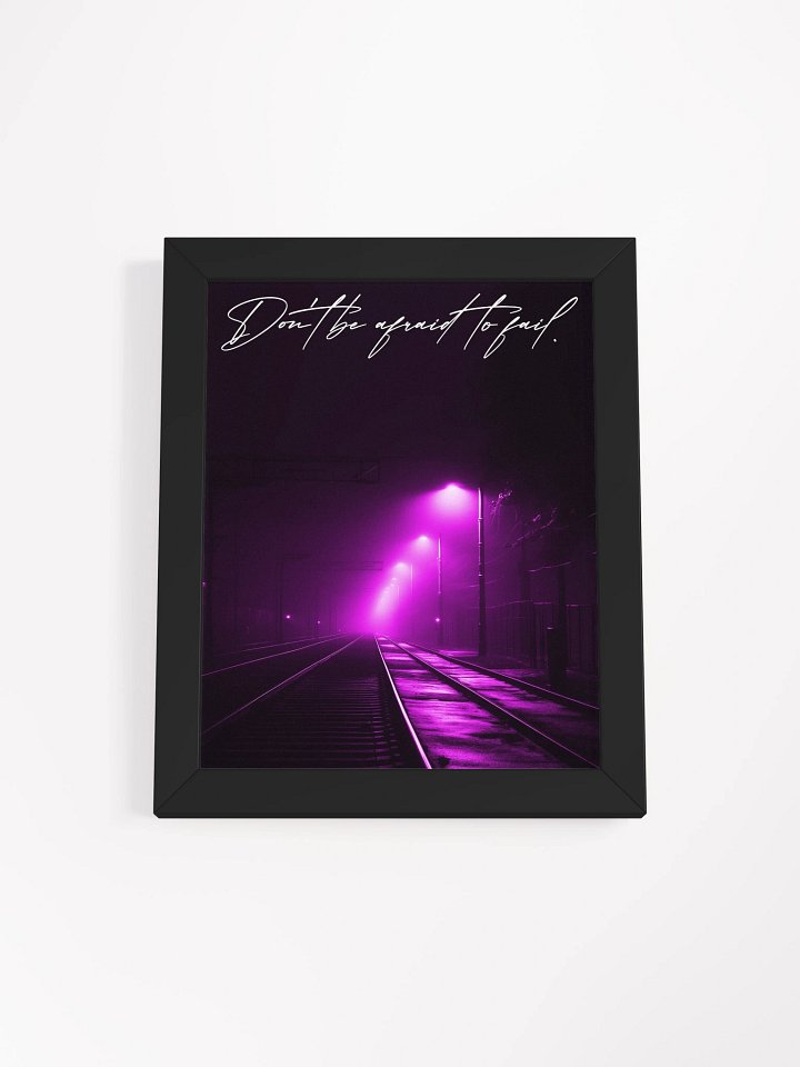 "Dont be afraid" Handwritten Framed Poster product image (3)
