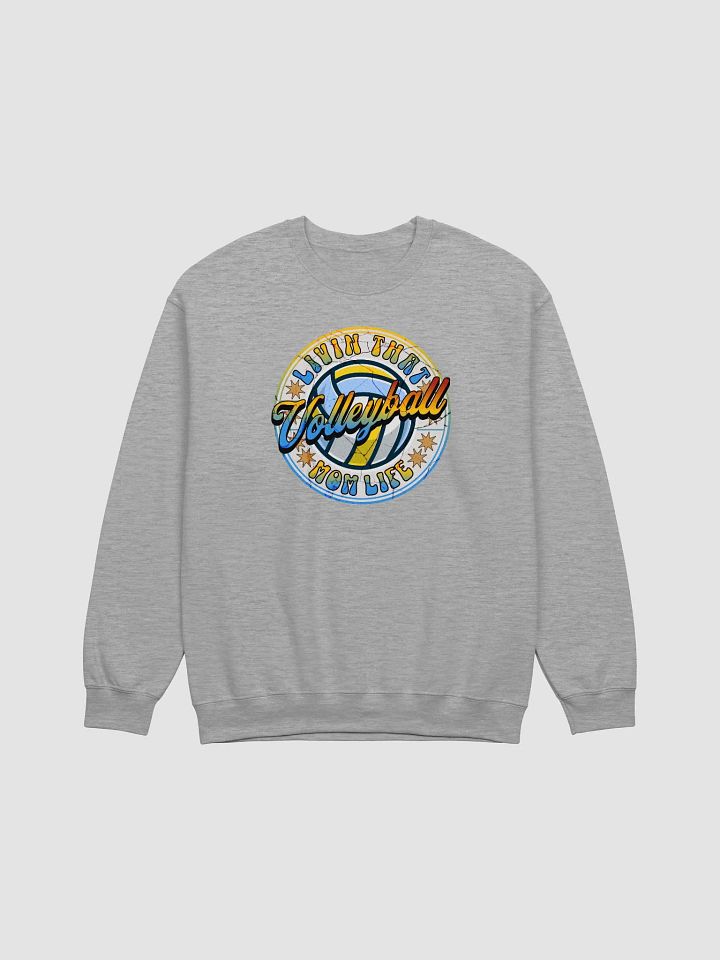 Livin That Mom Life Volleyball Crisp Comfort Classic Sweatshirt product image (21)