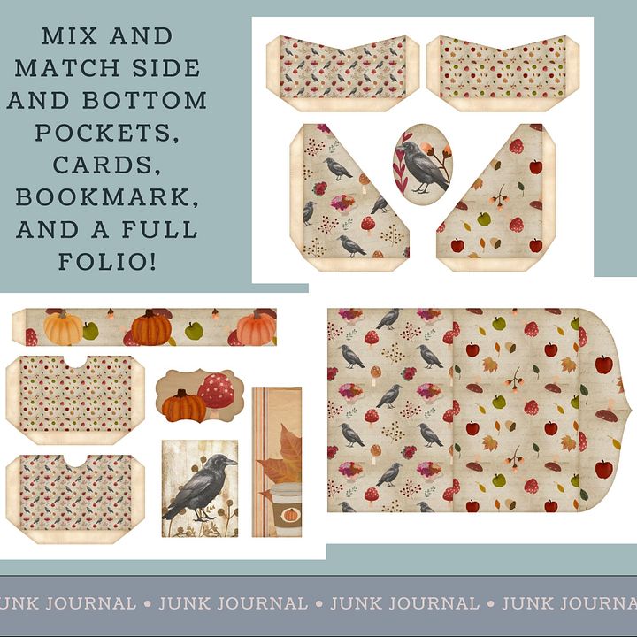 October Aesthetic - Printable Folio Kit V1 product image (2)