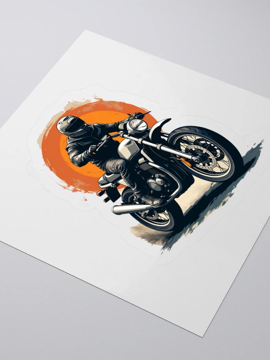 Ride On - Motorcyclist Kiss Cut Stickers product image (8)