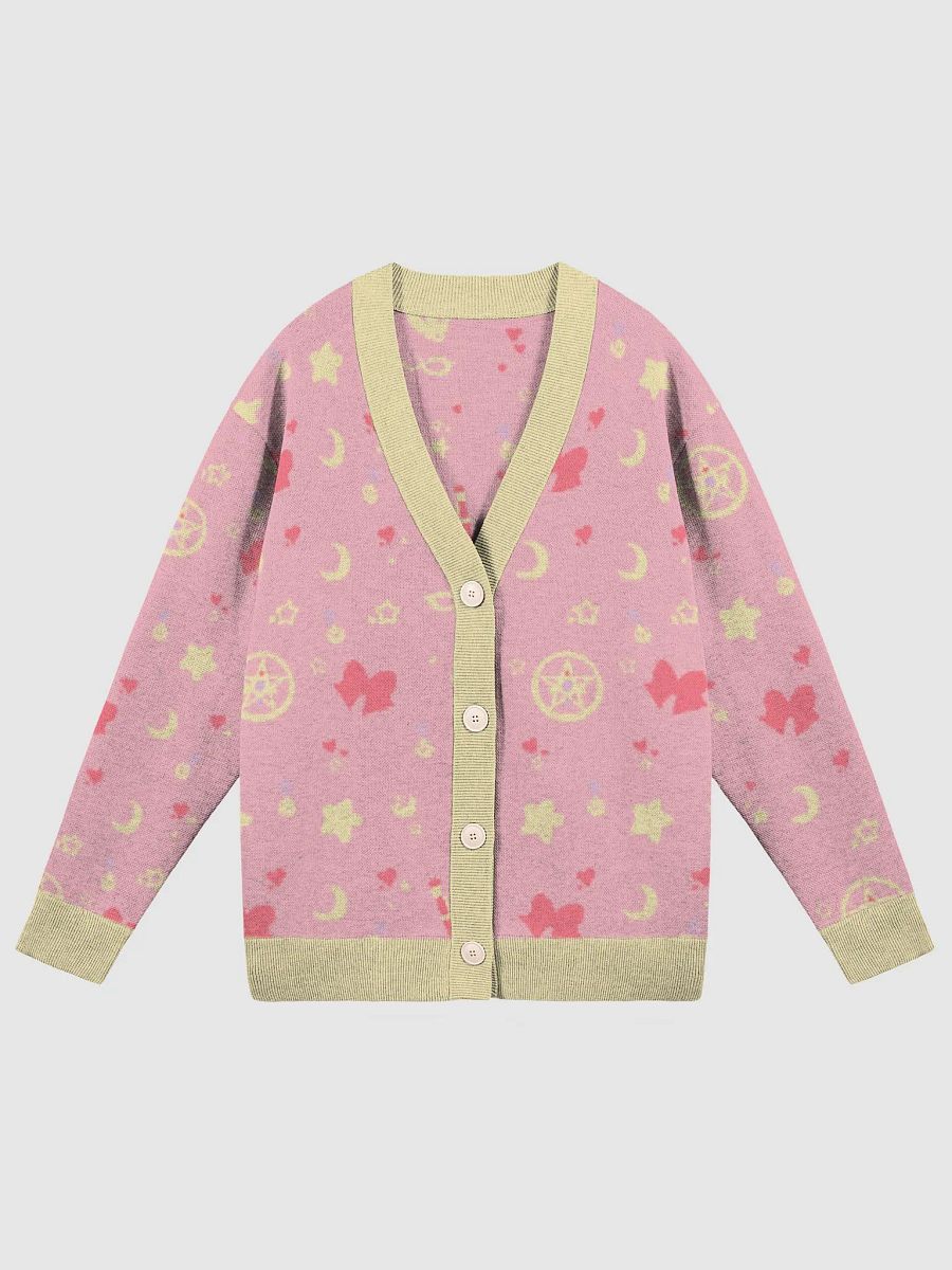Usagi Make Up! Jacquard Knit Cardigan product image (1)
