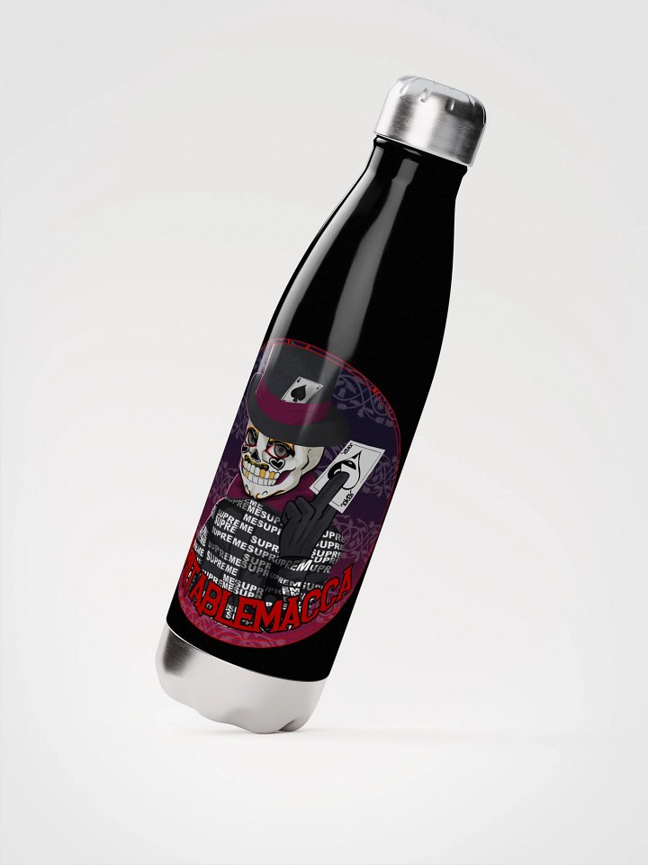 Macca's Logo on a steel water bottle product image (2)