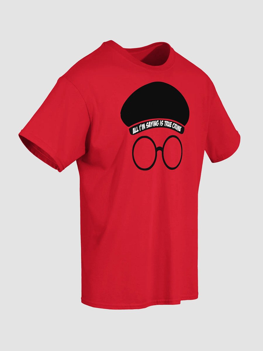 True Crime Vibes Glasses Tee product image (17)