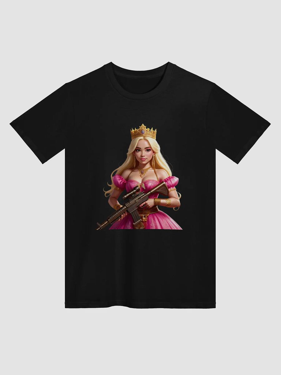 Princess Peach with Gun Lines Unisex Premium T-Shirt product image (1)